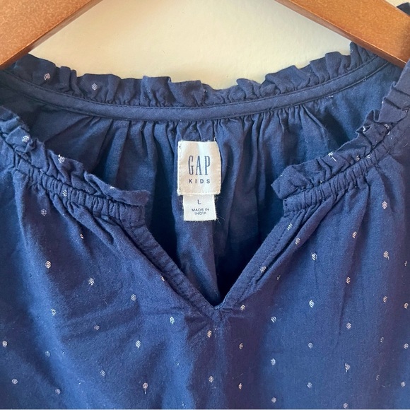 𝐆𝐀𝐏 Kids Puff Sleeve Dress 𝐬𝐢𝐳𝐞 𝐋(𝟏𝟎) - Picture 5 of 5